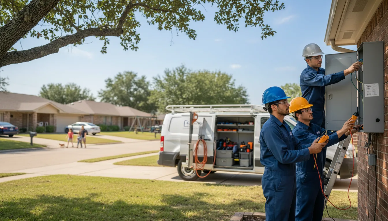 Certified electrician providing emergency electrical services in Crossville, AL